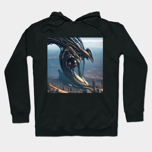 alien world Hoodie by Vermillionwolf